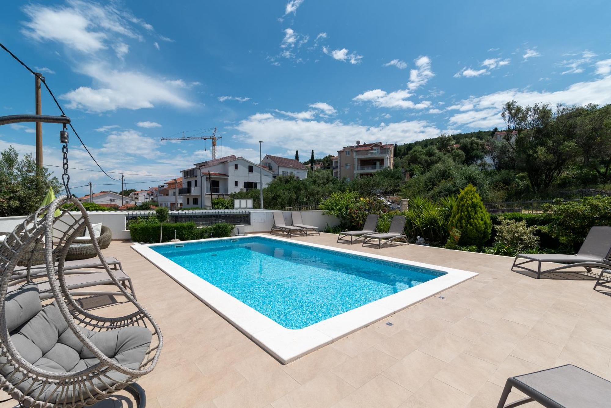 Apartments Brico - Heated Pool Trogir Exterior foto